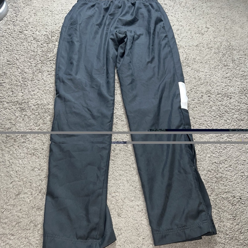 Y2K Nike Dri Fit Black Rivalry Track Pants Men's Large Baggy - Picture 5 of 8